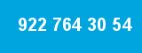 922 764 30 54 922 764 30 54